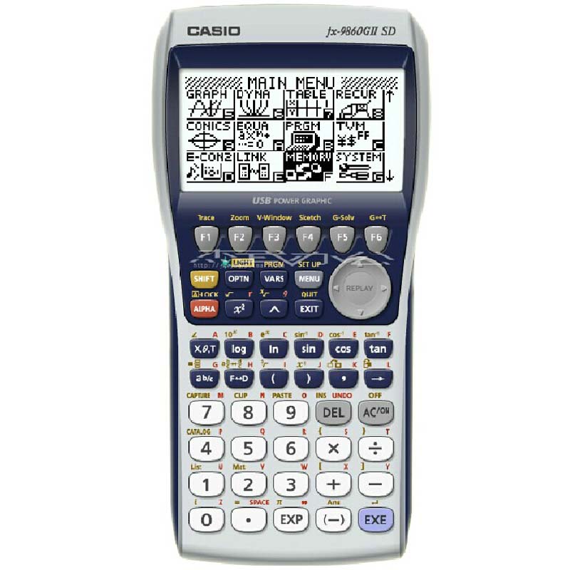 卡西欧(casio) fx9860gii sd 图形工程测量计算器